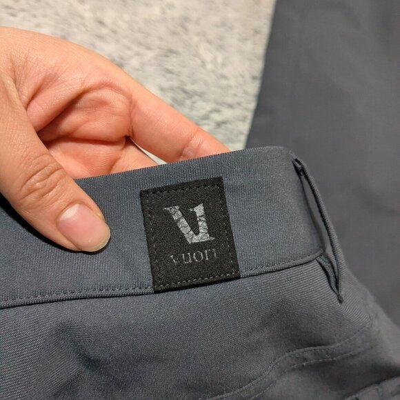 Vuori Meta Pant Athletic Slim Gray Charcoal Mens Size 28 x 30 - Picture 9 of 10